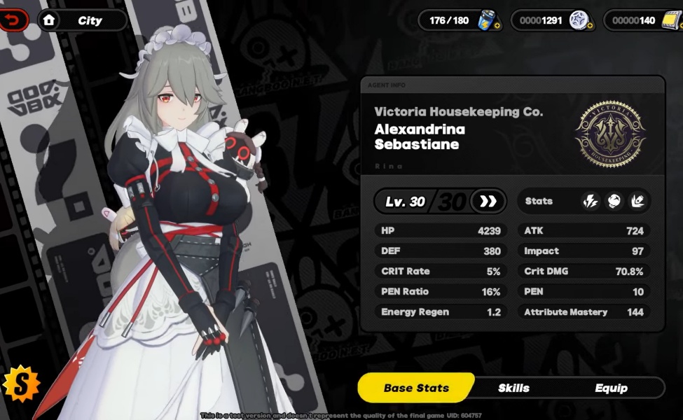 rina materials in zzz