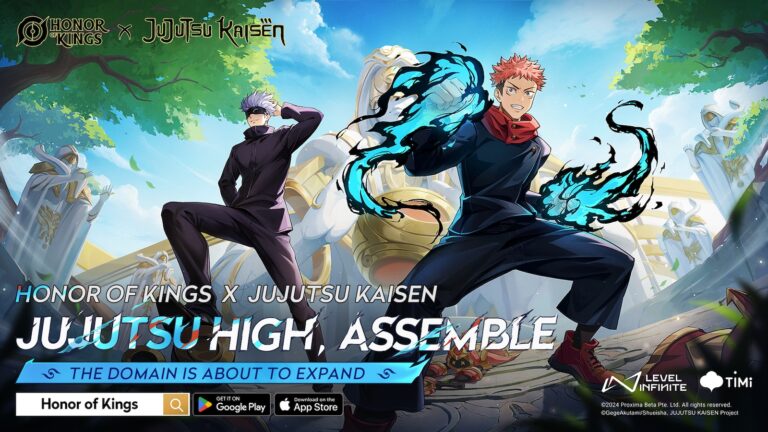 Honor of Kings x Jujutsu Kaisen Collaboration is