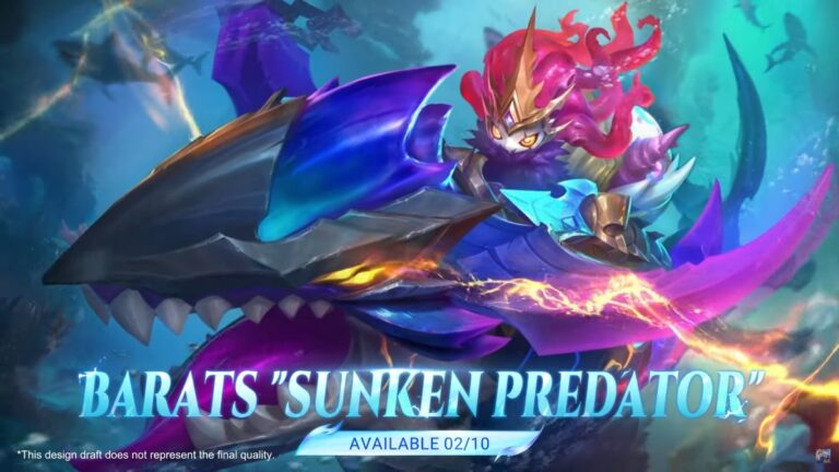 Barats Sunken Predator MLBB Skin: Release Date & Price barats sunken predator mlbb skin