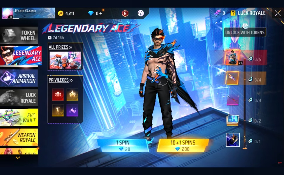 midnight ace ff 2025 rewards