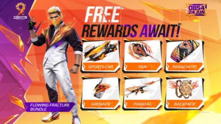 free fire 9th anniversary bundle