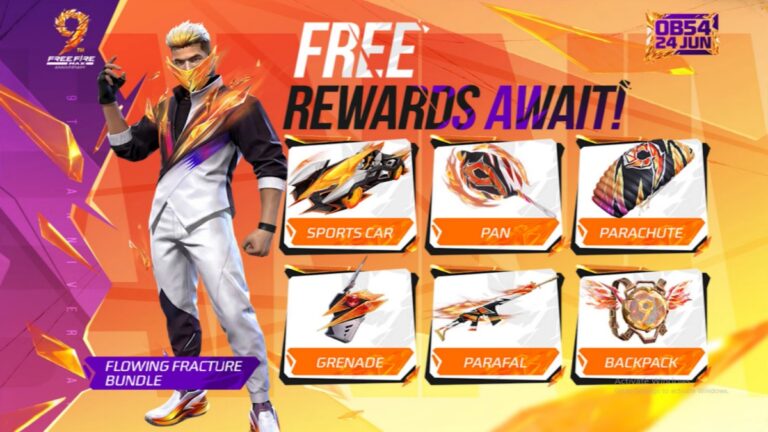 Free Fire 9th Anniversary Bundle: Full Reward Breakdown free fire 9th anniversary bundle
