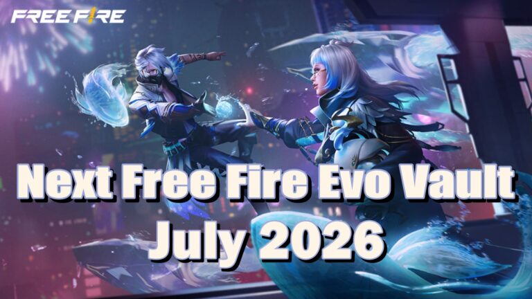 free fire evo vault july 2026 event
