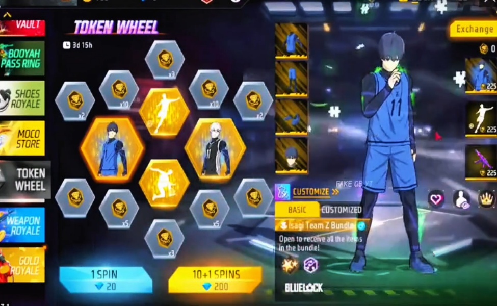 gacha mechanics and diamond cost in ff x blue lock chapter 2