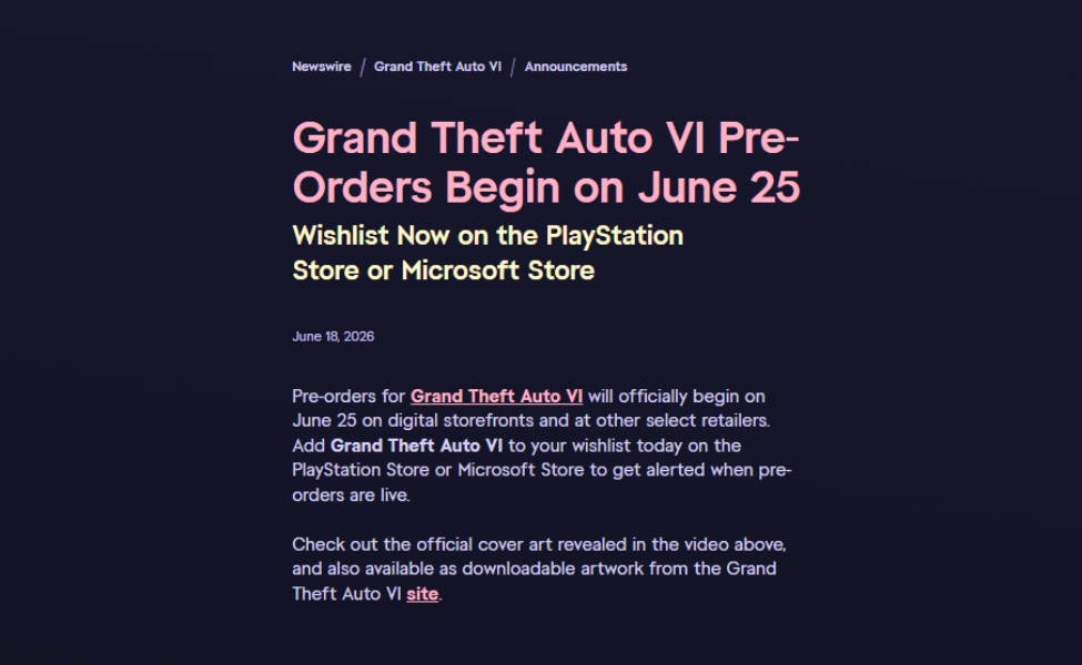 gta 6 preorder details