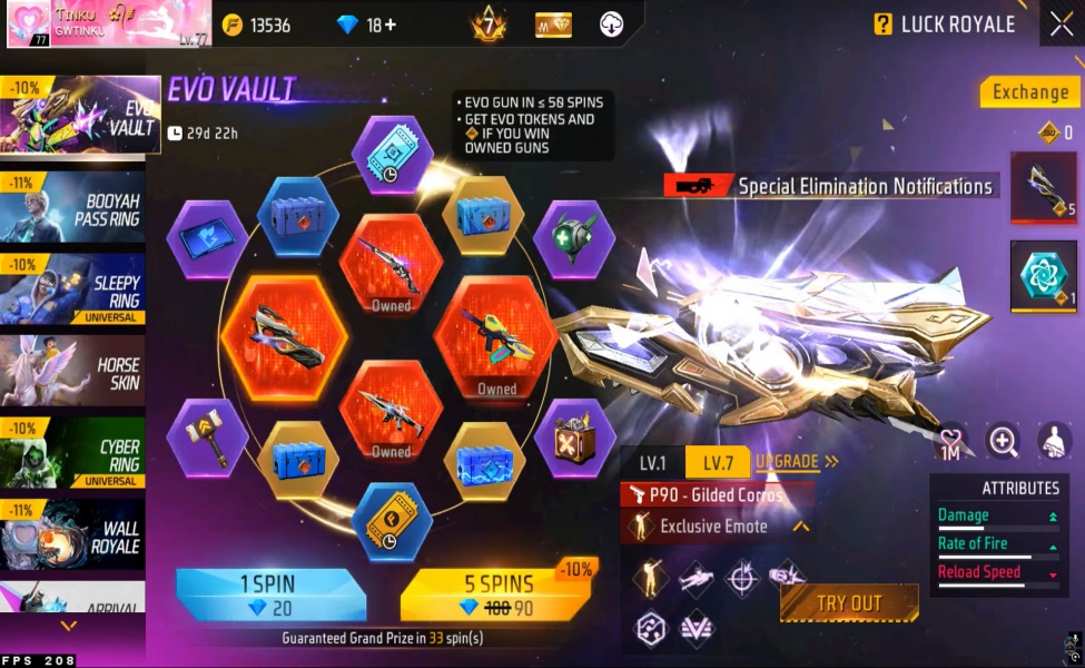 next evo vault event free fire july 2026 release date