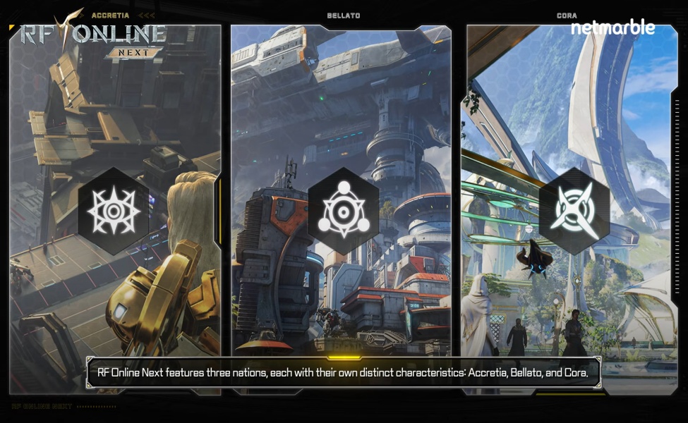 three faction in rf online next
