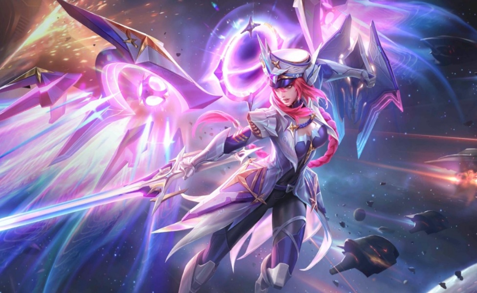 freya galactic vanquisher legendary skin mlbb