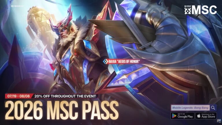 MLBB MSC 2026 Baxia Aegis of Honor: Pass Math & VFX Guide skin baxia aegis of honor in msc 2026 mlbb