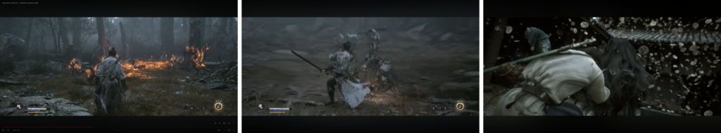 combat scene in black myth zhong kui