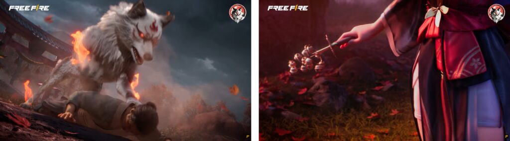 scarlett moon theme and aesthetic in free fire