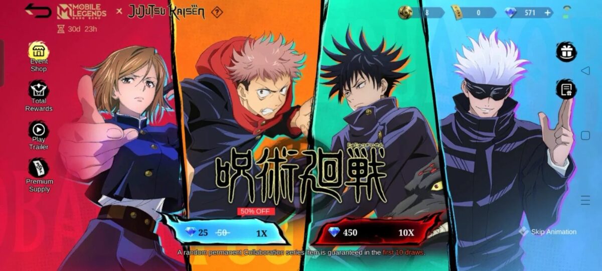 Quick Math Animations MLBB x Jujutsu Kaisen Revamp Phase 1: Total Cost & Token Math