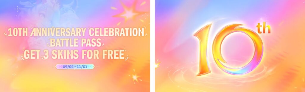 Complete and Detailed Review of Free 10th Anniversary Skins in MLBB