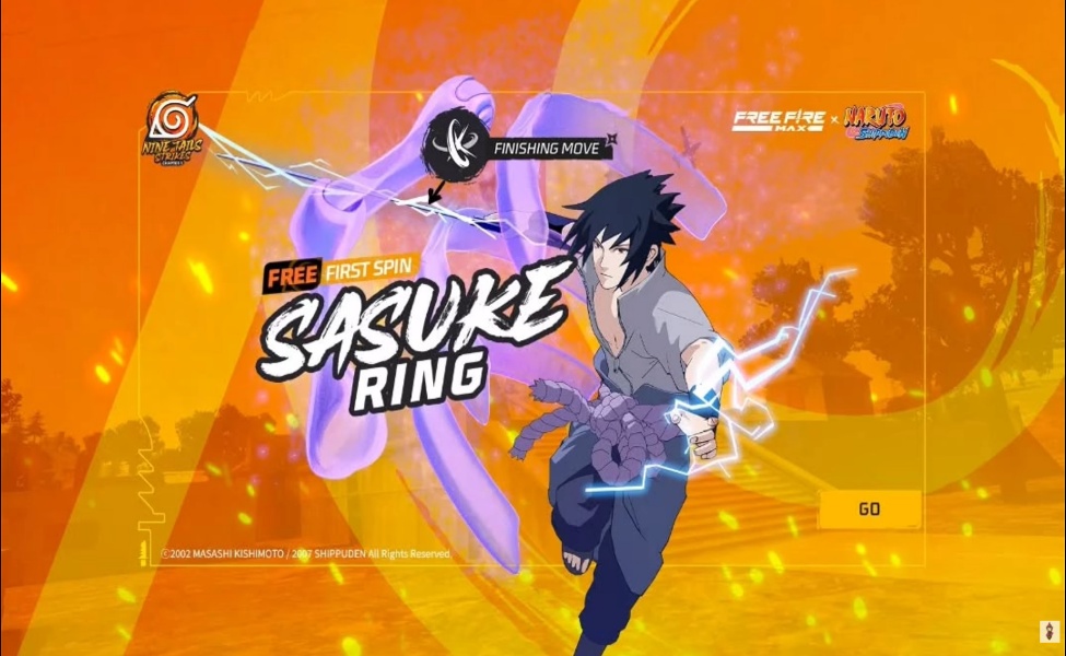 Free Fire x Naruto 2026 Sasuke Bundle Details