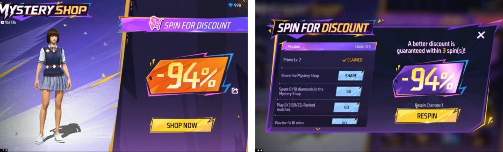 How the New Mystery Shop Works in Free Fire