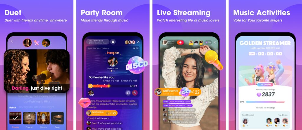 The Real Feature Map in the WeSing App