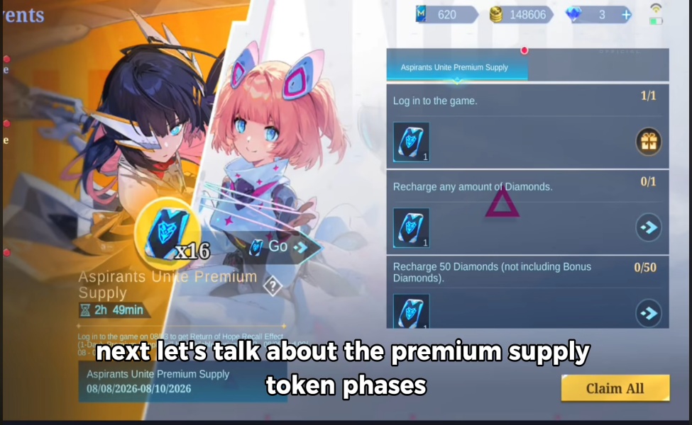 actual task in premium supply phase 1 mlbb x aspirants unite 2026