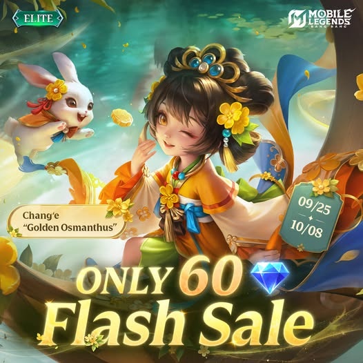 chang'e golden osmanthus elite skin release date in mlbb