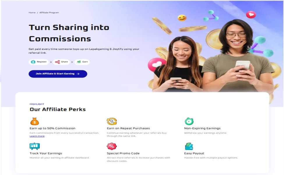 joytify affiliate program