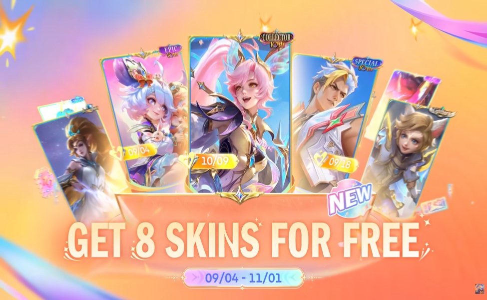 other free skin in mlbb 10th anniversary