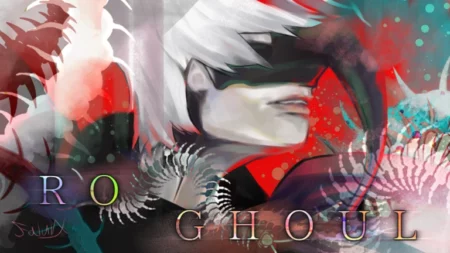 Ro Ghoul Codes June 2024: Updated List Anime character with white and black hair from Ro Ghoul Roblox game