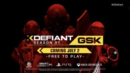 XDefiant Season 1: Release Date, New Faction, Maps, and Weapons XDefiant Season 1 GSK faction promotional poster with July 2 release date