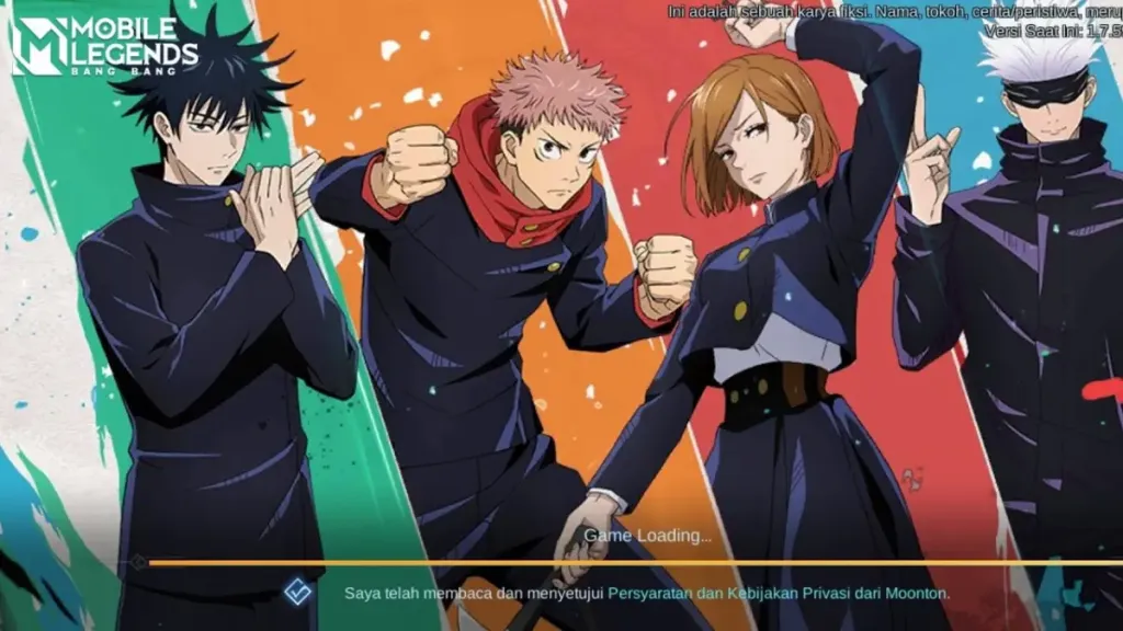 MLBB jujutsu kaisen skin premium supply