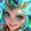 Kalea ML hero character with teal magical effects and crown