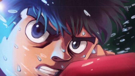 Animated boxer character with determined expression in Untitled Boxing Game