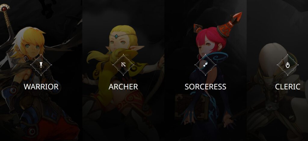 dragon nest classic SEA classes