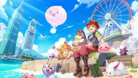 Ragnarok Twilight MMORPG adventure with player character and colorful creatures