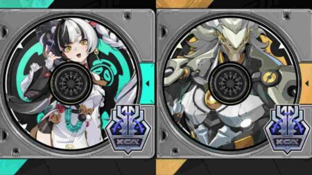 Zenless Zone Zero Phase 1 V2.4 – Release Date, New Characters, and Details Two Zenless Zone Zero agents displayed on disc-style cards with turquoise and