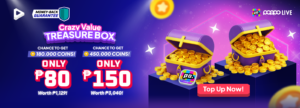 Poppo Live Coins Treasure Box promotion offering up to 450