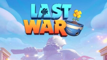 Last War Survival Ultimate War Leader game title screen with logo