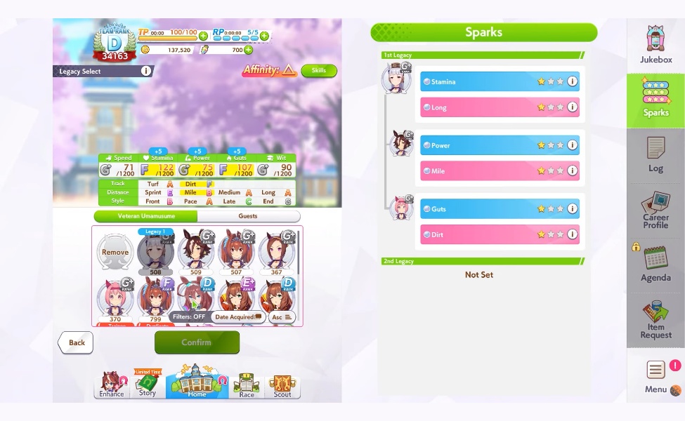 best legacies for rice shower in umamusume pretty derby