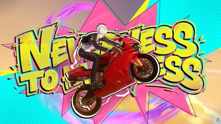 Colorful graphic promoting Neverness to Everness codes with character on red