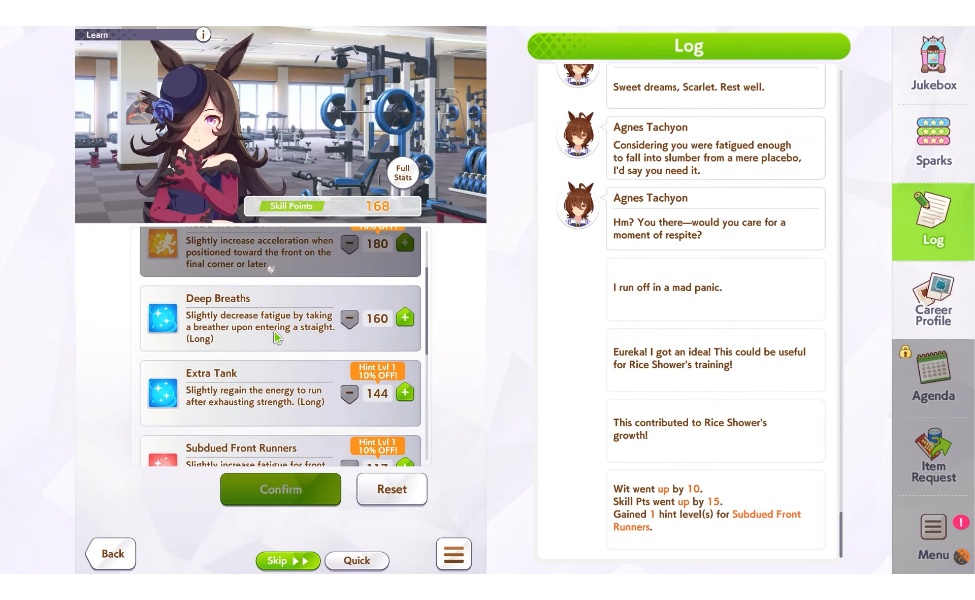 umamusume rice shower best skills