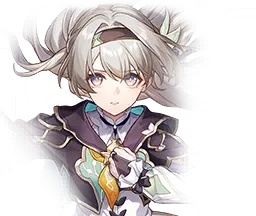 Firefly character portrait from Honkai Star Rail with action pose