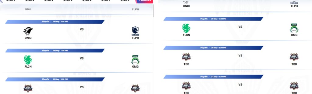 full remaining schedule for mpl ph s17