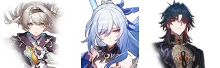 Three Honkai Star Rail characters from version 3.4 banner reruns