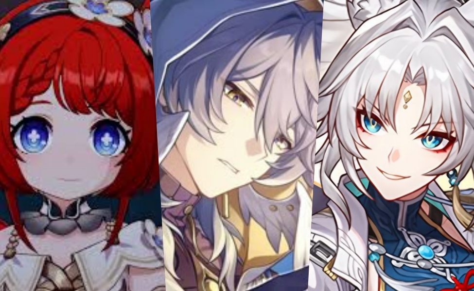 Three anime characters from Honkai Star Rail 4.2 Phase 2 rerun banners
