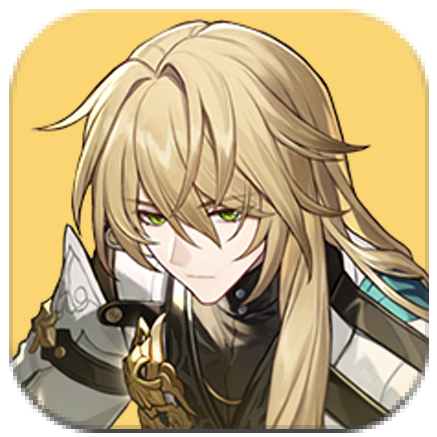 Luocha character from Honkai Star Rail banner with blonde hair and elegant
