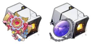 Two Honkai Star Rail relics for Evanescia showing CRIT DMG and Energy stat