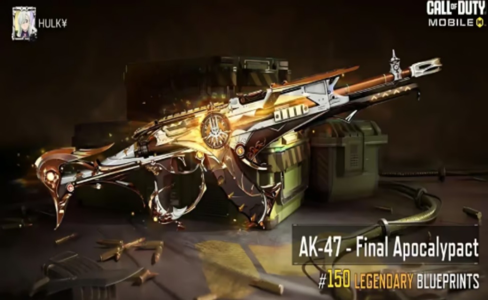 AK-47 Final Apocalypact Legendary weapon skin in Call of Duty Mobile
