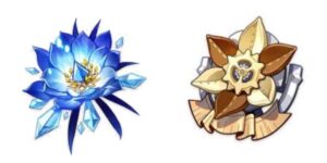 Two artifact set icons for Genshin Impact Lohen gameplay builds