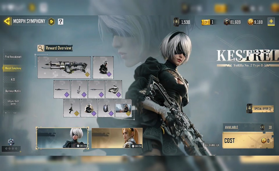 price and how to draw codm x nier automata