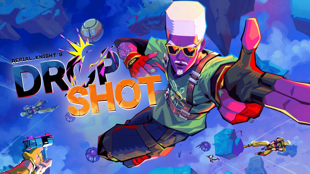 Aerial Knight's Dropshot colorful game artwork with vibrant characters and