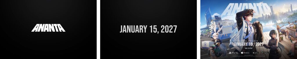 Ananta game global release announcement for January 15, 2027