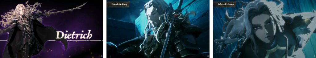 Dietrich character portrait from Fire Emblem Fortune's Weave Nintendo Direct