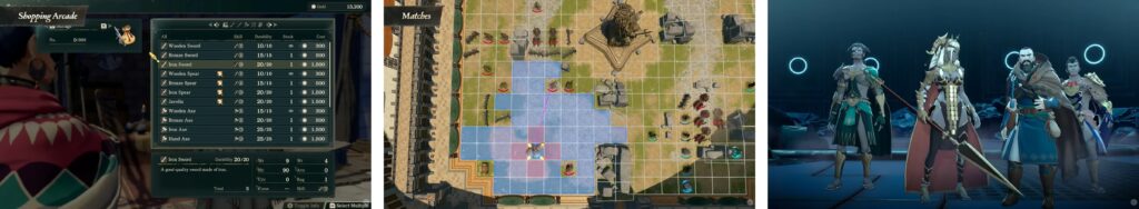Fire Emblem: Fortune's Weave gameplay screen showing tactical map and character